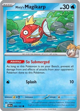 Misty's Magikarp 048/182 SV10 Destined Rivals - Common