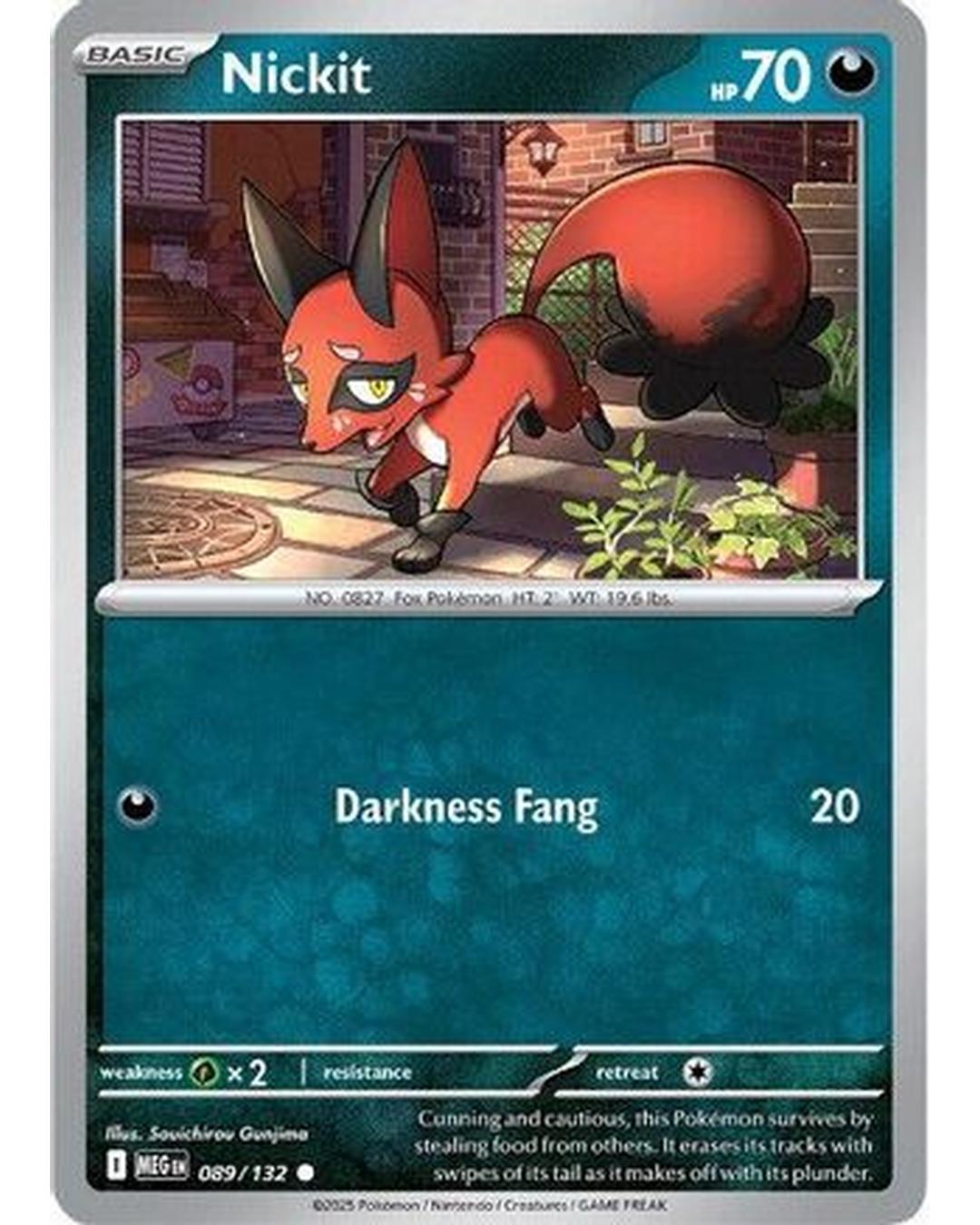 Nickit 089/132 - Reverse Holofoil ME01 Mega Evolution - Common
