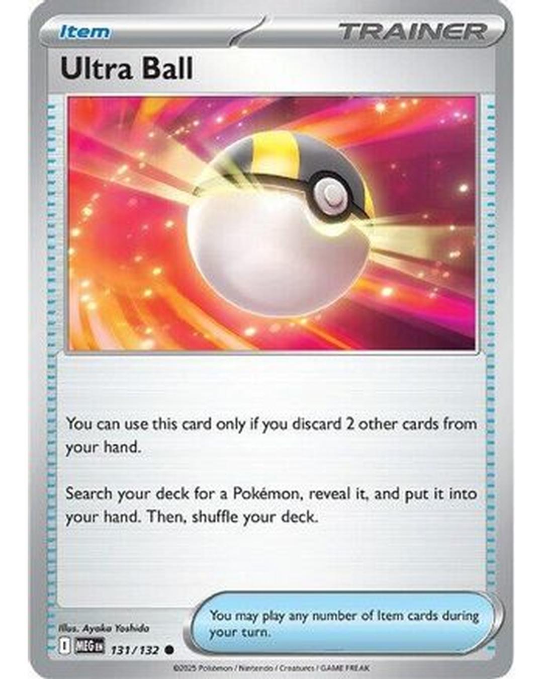 Ultra Ball 131/132 - Reverse Holofoil ME01 Mega Evolution - Common