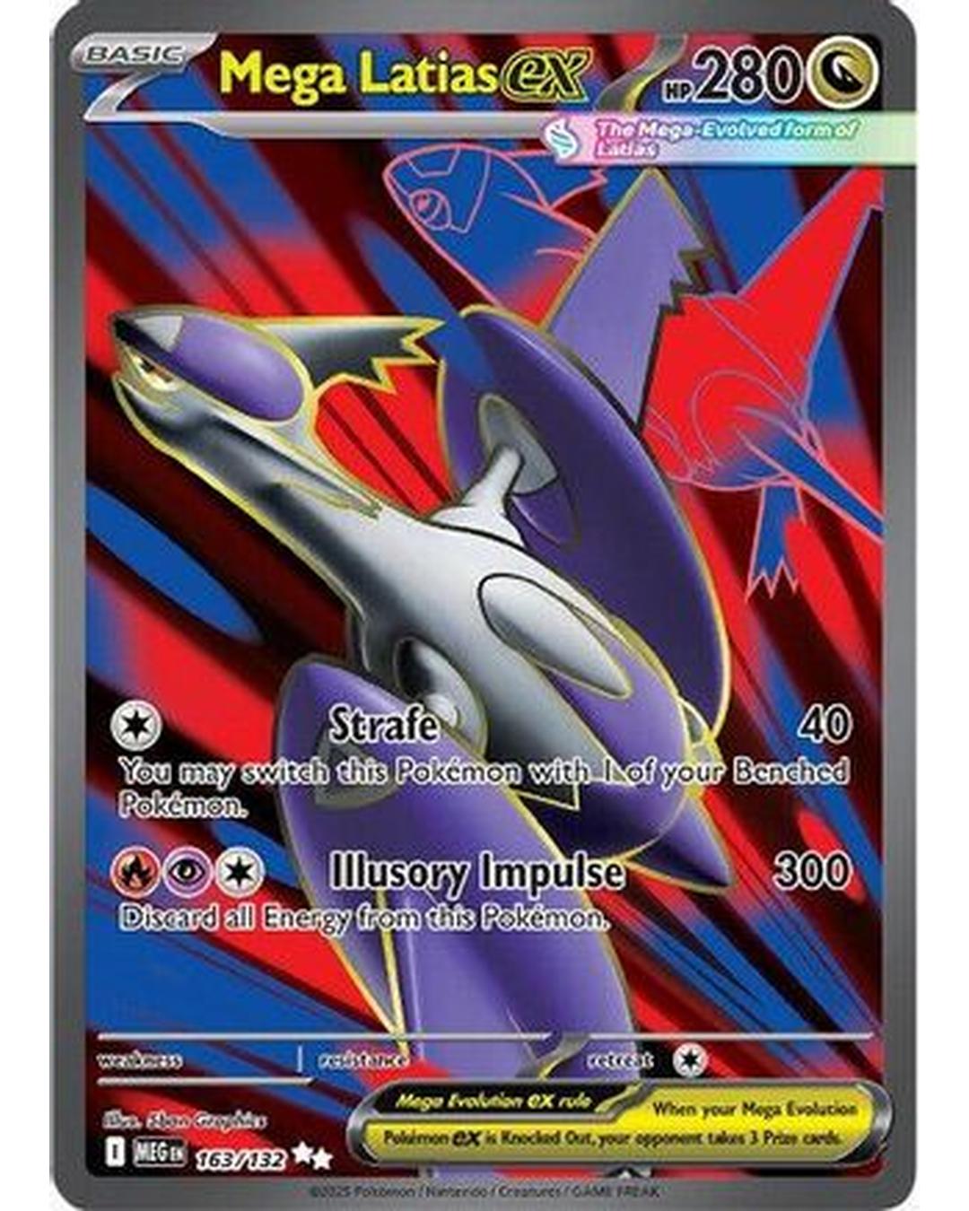 Mega Latias ex 163/132 - Holofoil ME01 Mega Evolution - Ultra Rare