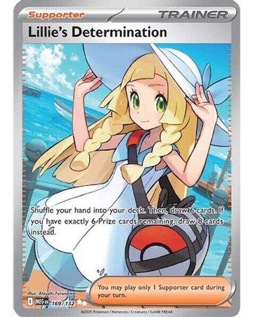Lillie's Determination 169/132 - Holofoil ME01 Mega Evolution - Ultra Rare