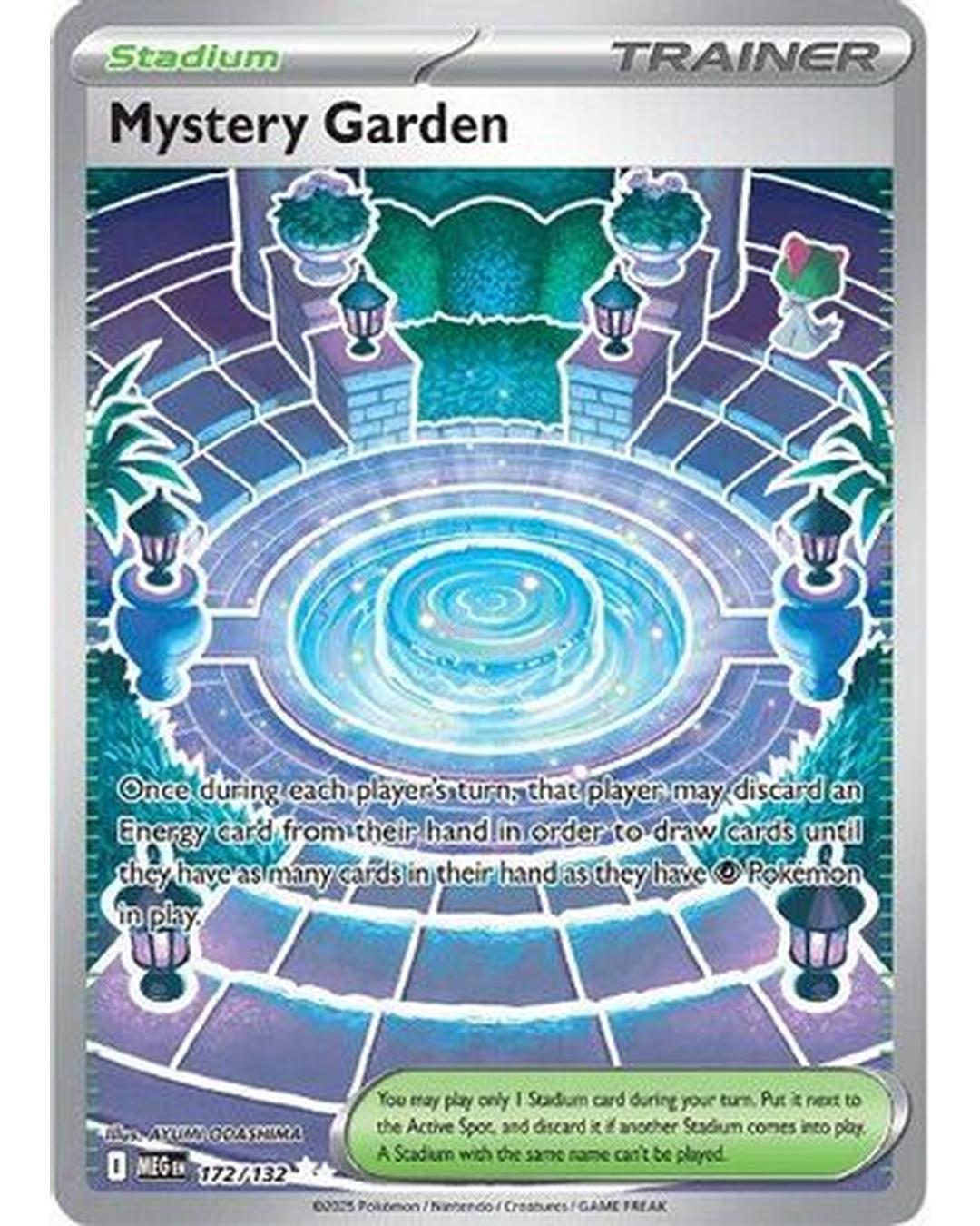 Mystery Garden 172/132 - Holofoil ME01 Mega Evolution - Ultra Rare