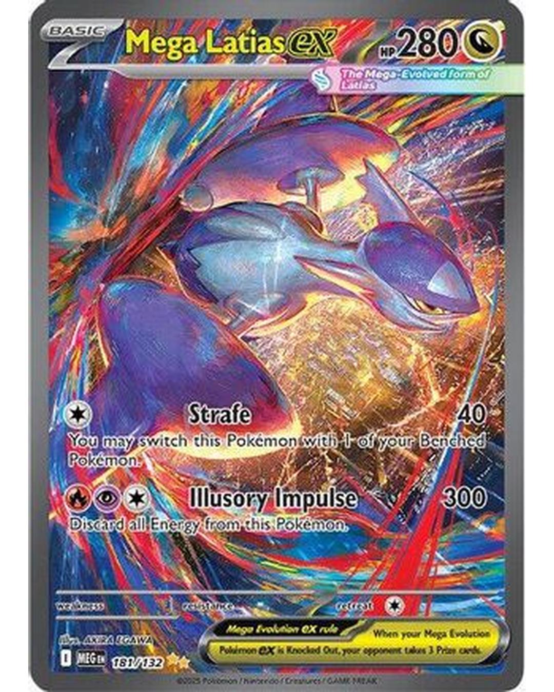 Mega Latias ex 181/132 - Holofoil ME01 Mega Evolution - Special Illustration Rare
