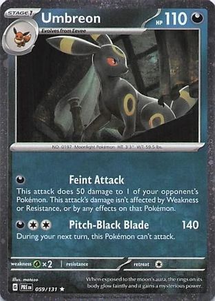 Umbreon 059 - Holofoil Miscellaneous Cards & Products - Rare