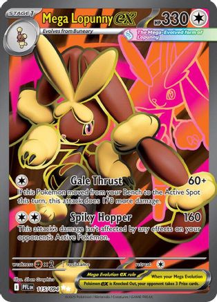 Mega Lopunny ex 115/094 - Holofoil ME02 Phantasmal Flames - Ultra Rare