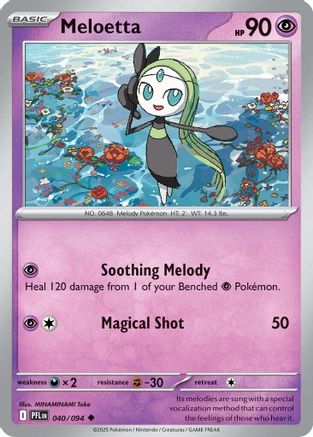 Meloetta 040 ME02 Phantasmal Flames - Uncommon