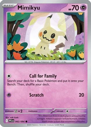 Mimikyu 042 ME02 Phantasmal Flames - Common