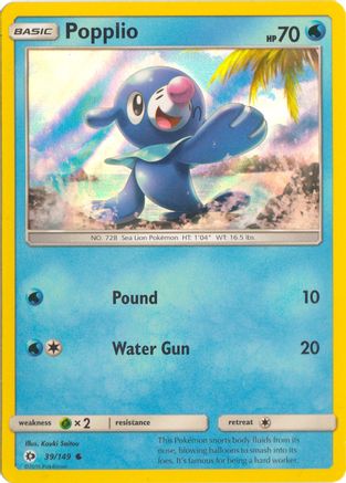 Popplio 039/149  - Holofoil Miscellaneous Cards & Products - Promo