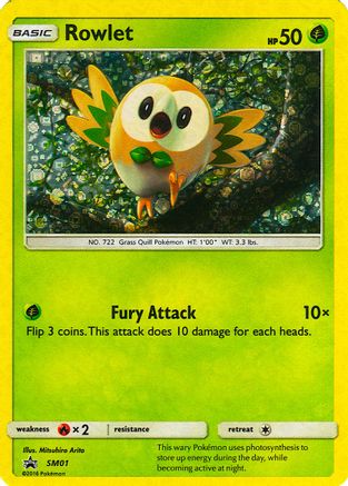 Rowlet SM01  - Holofoil Miscellaneous Cards & Products - Promo