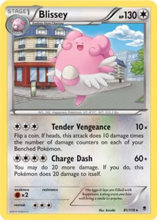 Blissey 081/119  - Holofoil Miscellaneous Cards & Products - Promo