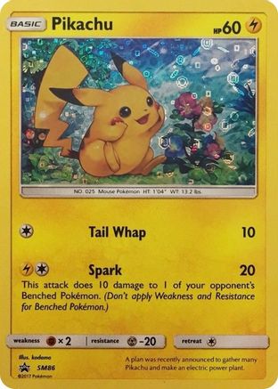 Pikachu SM86  - Holofoil Miscellaneous Cards & Products - Promo
