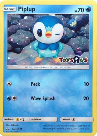 Piplup 032/156  - Holofoil Miscellaneous Cards & Products - Promo