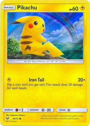 Pikachu 028/73  - Holofoil Miscellaneous Cards & Products - Promo