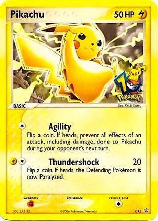 Pikachu 012  Miscellaneous Cards & Products - Promo