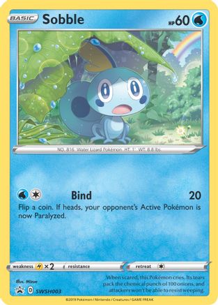 Sobble SWSH003  - Holofoil SWSH Sword & Shield Promo Cards - Promo