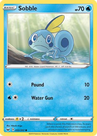 Sobble (055) 055/202  SWSH01 Sword & Shield Base Set - Common