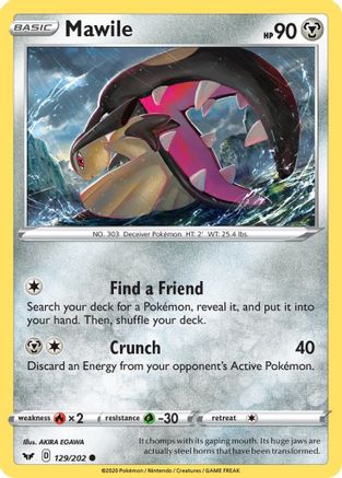 Mawile 129/202  SWSH01 Sword & Shield Base Set - Common