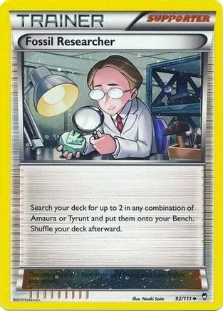 Fossil Researcher 092/111  - Holofoil Miscellaneous Cards & Products - Promo