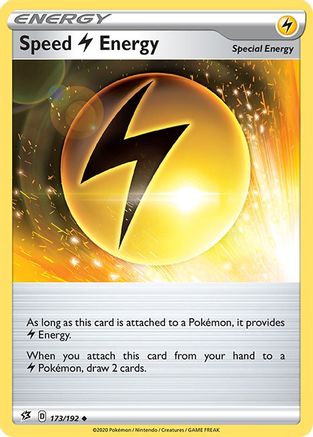 Speed L Energy 173/192  - Reverse Holofoil SWSH02 Rebel Clash - Uncommon
