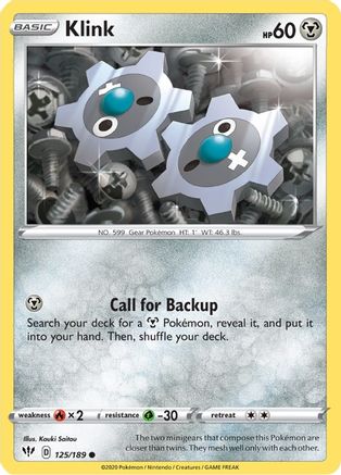 Klink 125  SWSH03 Darkness Ablaze - Common