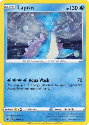 Lapras SWSH051  - Holofoil SWSH Sword & Shield Promo Cards - Promo