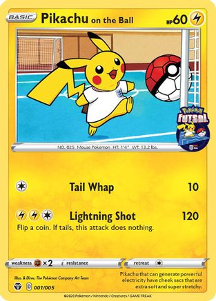 Pikachu on the Ball 001/005  Miscellaneous Cards & Products - Promo