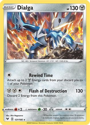 Dialga 121/185  - Holofoil SWSH04 Vivid Voltage - Holo Rare