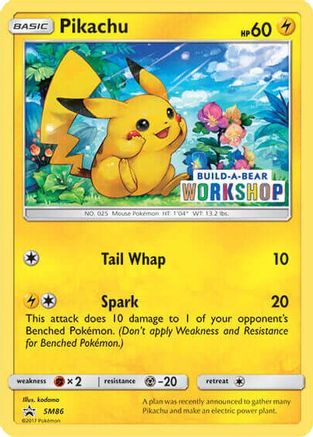 Pikachu SM86  Miscellaneous Cards & Products - Promo
