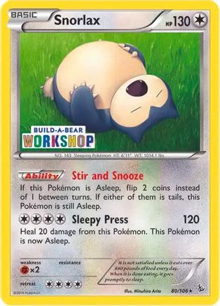 Snorlax 080/106  Miscellaneous Cards & Products - Promo