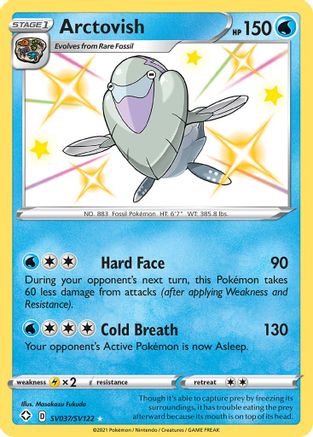 Arctovish SV037/SV122  - Holofoil Shining Fates Shiny Vault - Shiny Holo Rare