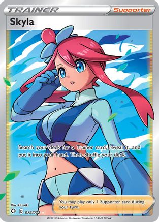 Skyla (Full Art) 072/072  - Holofoil Shining Fates - Ultra Rare