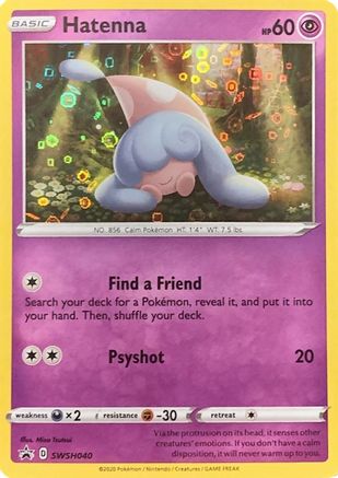 Hatenna SWSH040  - Holofoil Miscellaneous Cards & Products - Promo