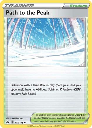 Path to the Peak 148/198  SWSH06 Chilling Reign - Uncommon