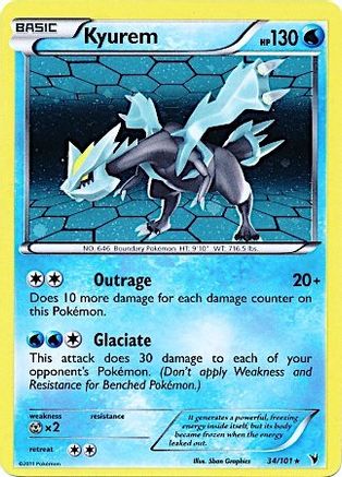 Kyurem 034/101  - Holofoil Miscellaneous Cards & Products - Promo