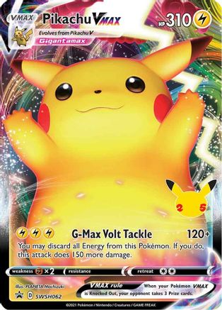 Pikachu VMAX SWSH062  - Holofoil SWSH Sword & Shield Promo Cards - Promo