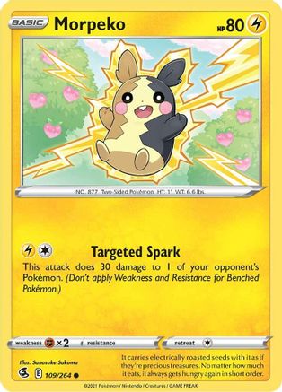 Morpeko (109) 109/264  SWSH08 Fusion Strike - Common