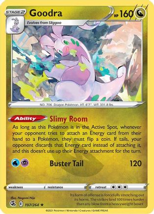 Goodra 197/264  SWSH08 Fusion Strike - Rare