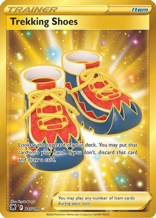 Trekking Shoes (Secret) 215/189  - Holofoil SWSH10 Astral Radiance - Secret Rare