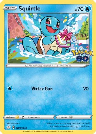 Squirtle SWSH233  - Holofoil SWSH Sword & Shield Promo Cards - Promo