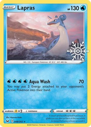 Lapras 048/202  - Holofoil Miscellaneous Cards & Products - Promo