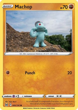Machop 086/196  SWSH11 Lost Origin - Common