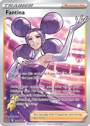 Fantina (Full Art) 191/196  - Holofoil SWSH11 Lost Origin - Ultra Rare