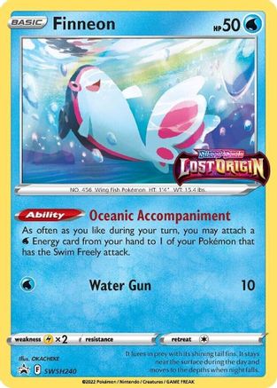Finneon SWSH240  - Holofoil SWSH Sword & Shield Promo Cards - Promo
