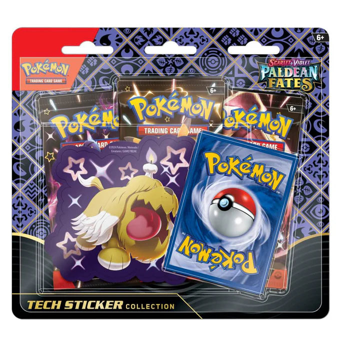 Pokemon TCG Scarlet & Violet Paldean Fates Tech Sticker Blister