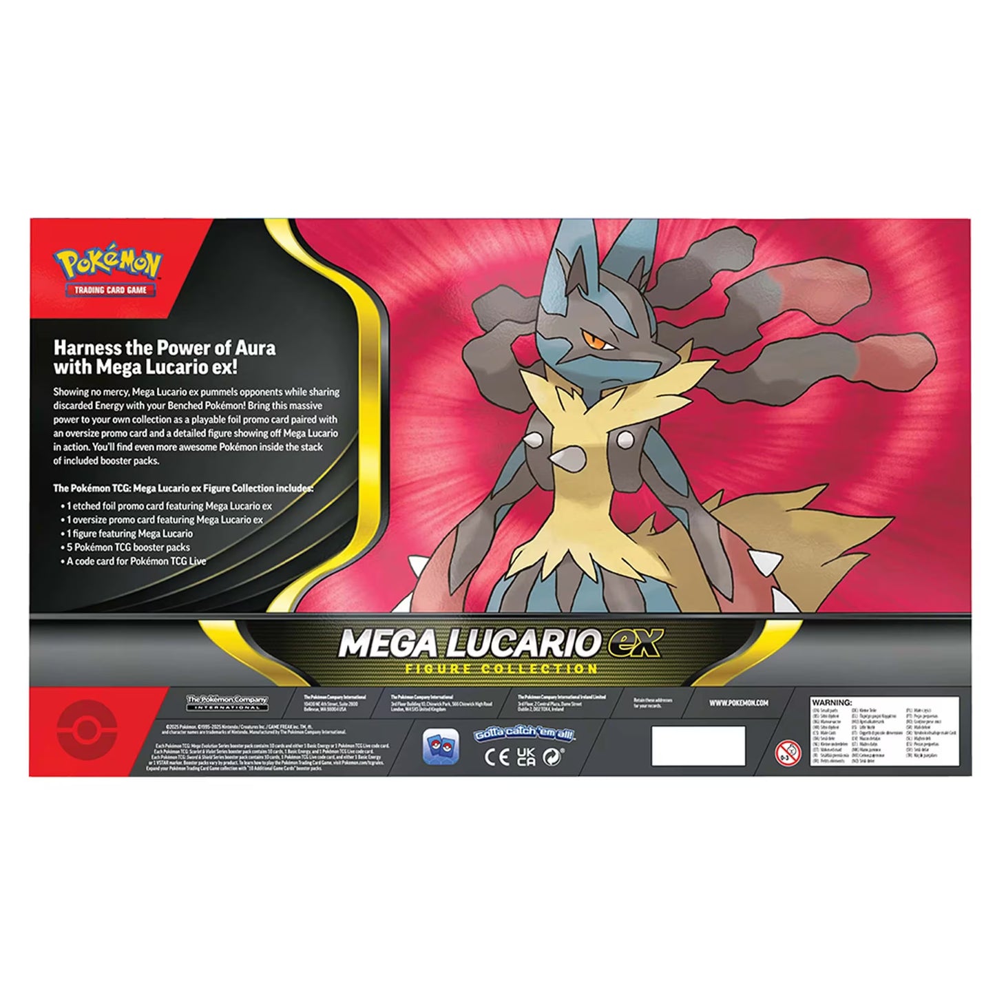 Pokemon TCG - Mega Lucario ex Figure Collection