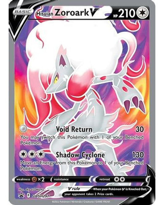 Hisuian Zoroark V SWSH297  - Holofoil SWSH Sword & Shield Promo Cards - Promo