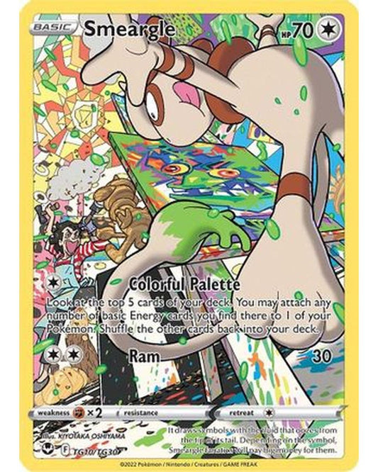 Smeargle TG10/TG30  - Holofoil SWSH12 Silver Tempest Trainer Gallery - Ultra Rare