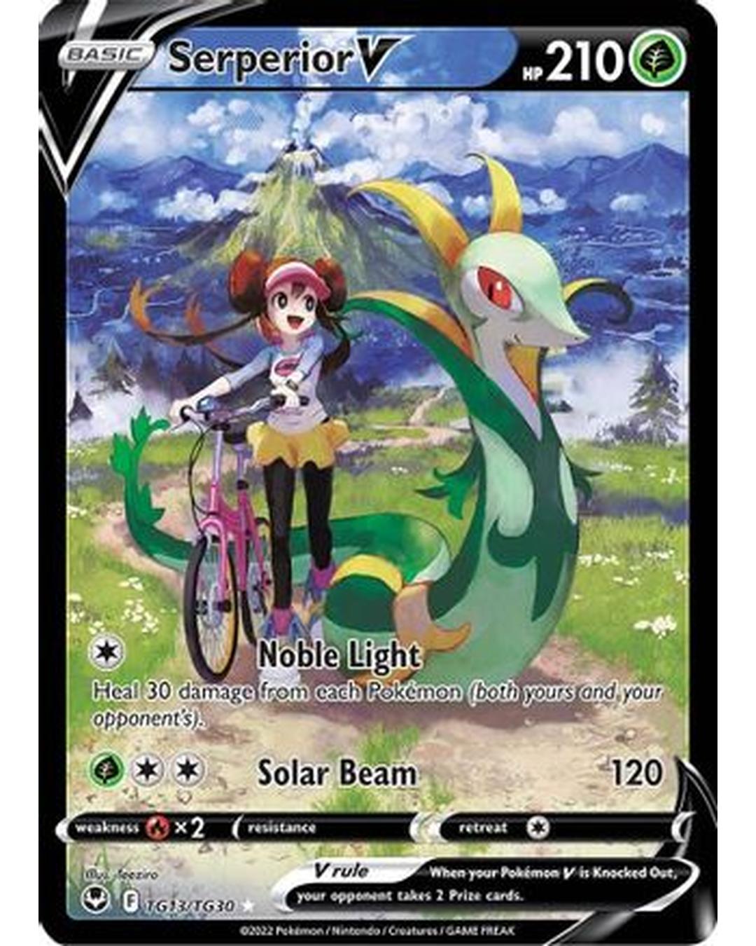 Serperior V TG13/TG30  - Holofoil SWSH12 Silver Tempest Trainer Gallery - Ultra Rare