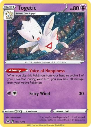 Togetic SWSH276  - Holofoil SWSH Sword & Shield Promo Cards - Promo