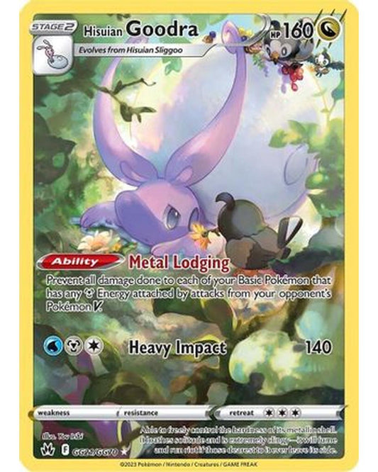 Hisuian Goodra GG21/GG70  - Holofoil Crown Zenith Galarian Gallery - Ultra Rare